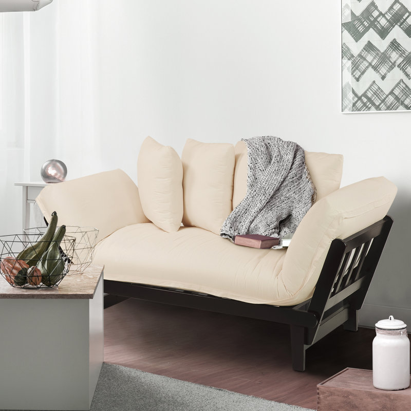 Charlton Home Brazil Lounger Futon and Mattress & Reviews Wayfair